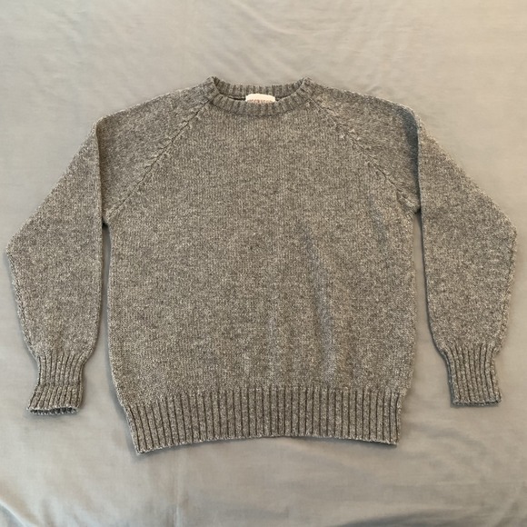 McGregor Other - McGregor Sweater Mens Large Gray Wool Acrylic Crewneck Knit Pullover Made USA‎